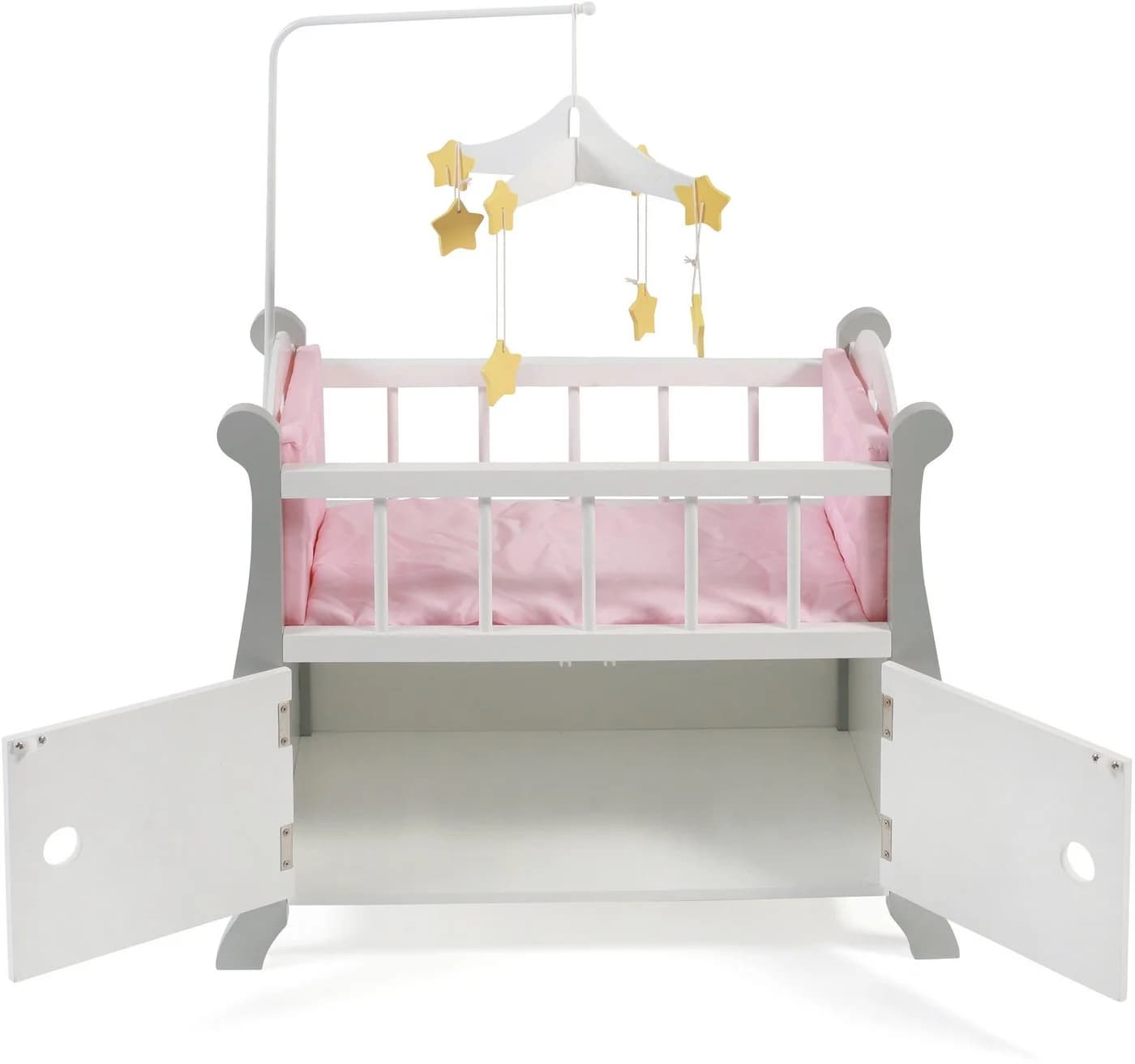 CHIC2000 Puppenbett Stars Grau mit Mobile & Stauraum - Bild 4