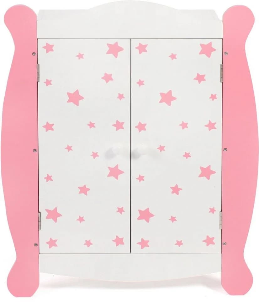 CHIC2000 Puppenkleiderschrank Stars Pink mit Stauraum - Bild 2