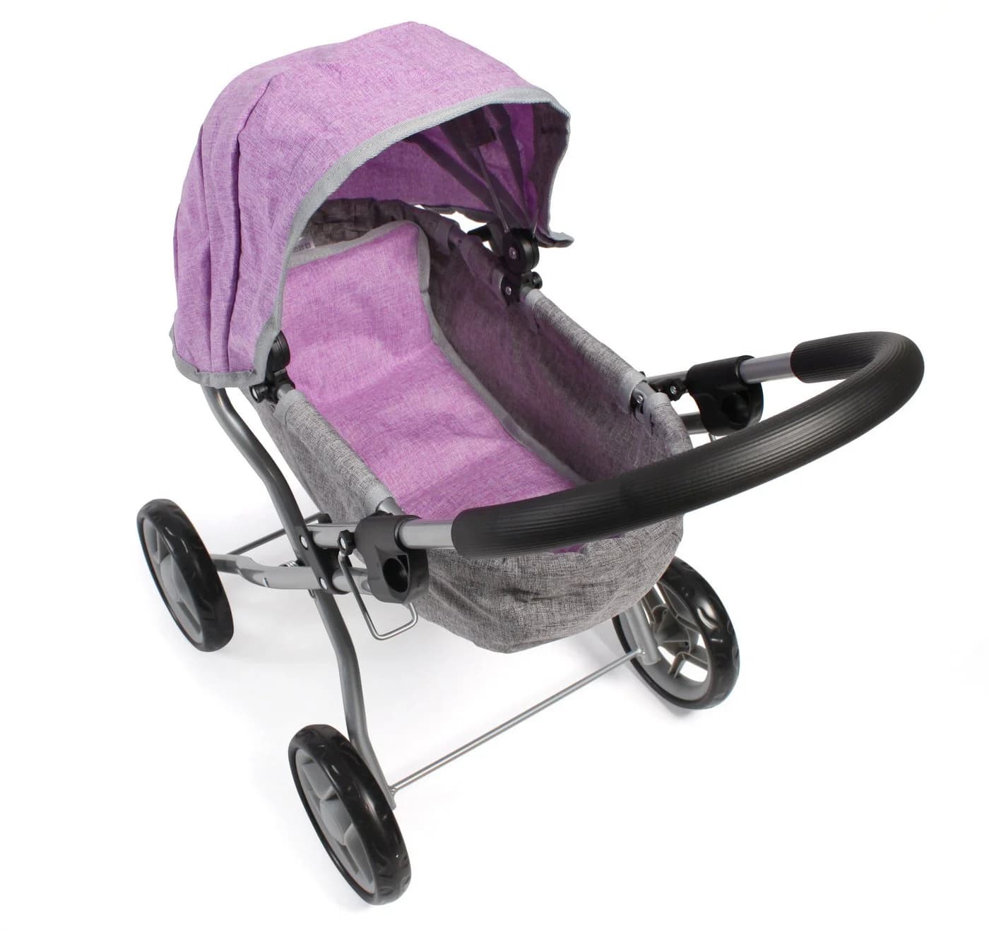 CHIC2000 Puppenwagen Lilli Melange Lila Zusammenklappbar