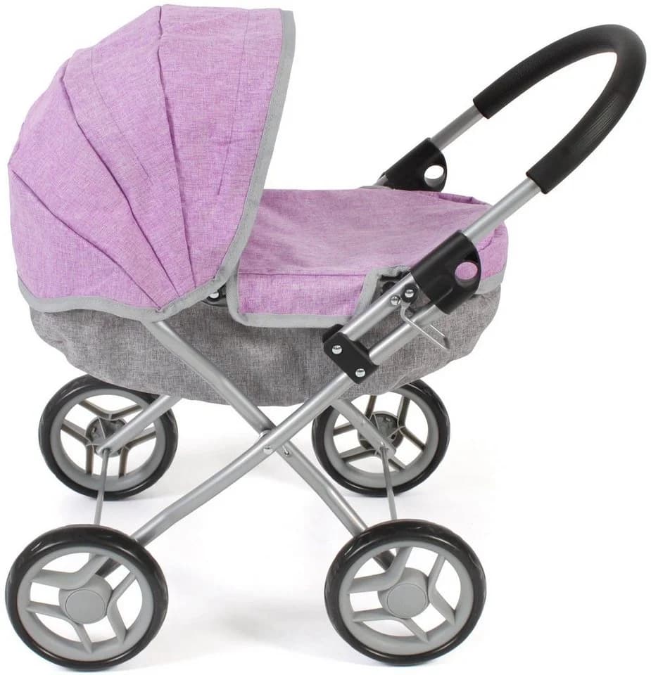 CHIC2000 Puppenwagen Lilli Melange Lila Zusammenklappbar - Bild 4