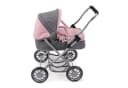 CHIC2000 Mini-Kuschelwagen SMARTY Melange Grau-Rosa Bild 1