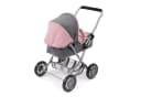 CHIC2000 Mini-Kuschelwagen SMARTY Melange Grau-Rosa Bild 3