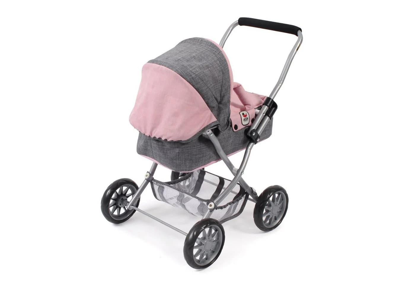 CHIC2000 Mini-Kuschelwagen SMARTY Melange Grau-Rosa - Bild 3