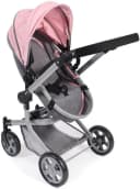 CHIC2000 Kombi-Puppenwagen Mika Grau-Rosa mit schwenkbaren Vorderrädern Bild 5