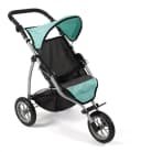 CHIC2000 Puppenbuggy Leon Melange Mint mit höhenverstellbarem Griff Bild 2