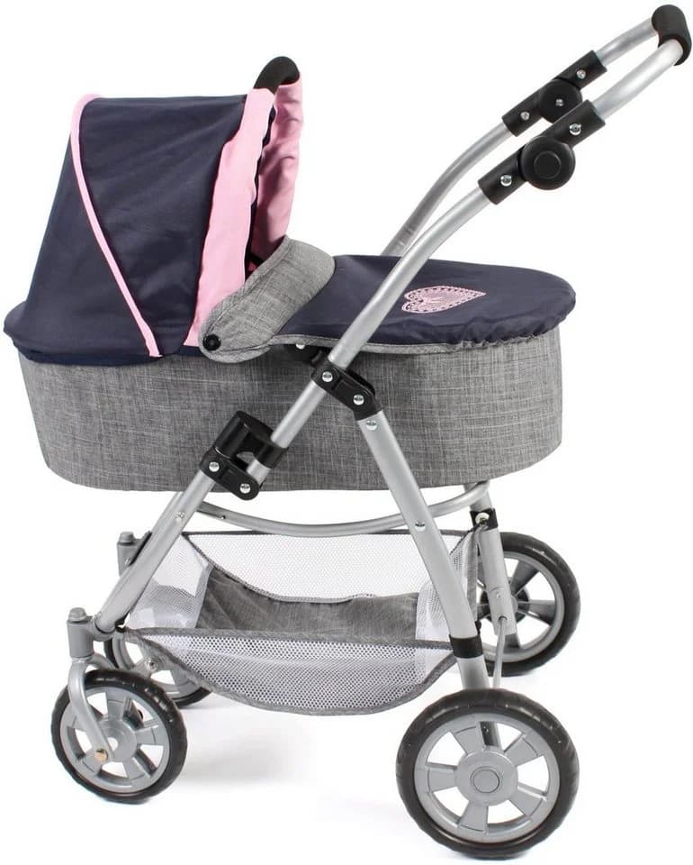 CHIC2000 Kombi-Puppenwagen Emotion All In 3in1 Grau-Navy