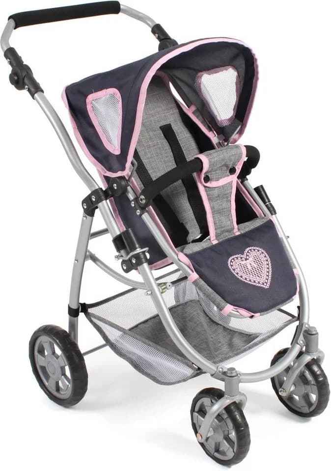 CHIC2000 Kombi-Puppenwagen Emotion All In 3in1 Grau-Navy - Bild 3