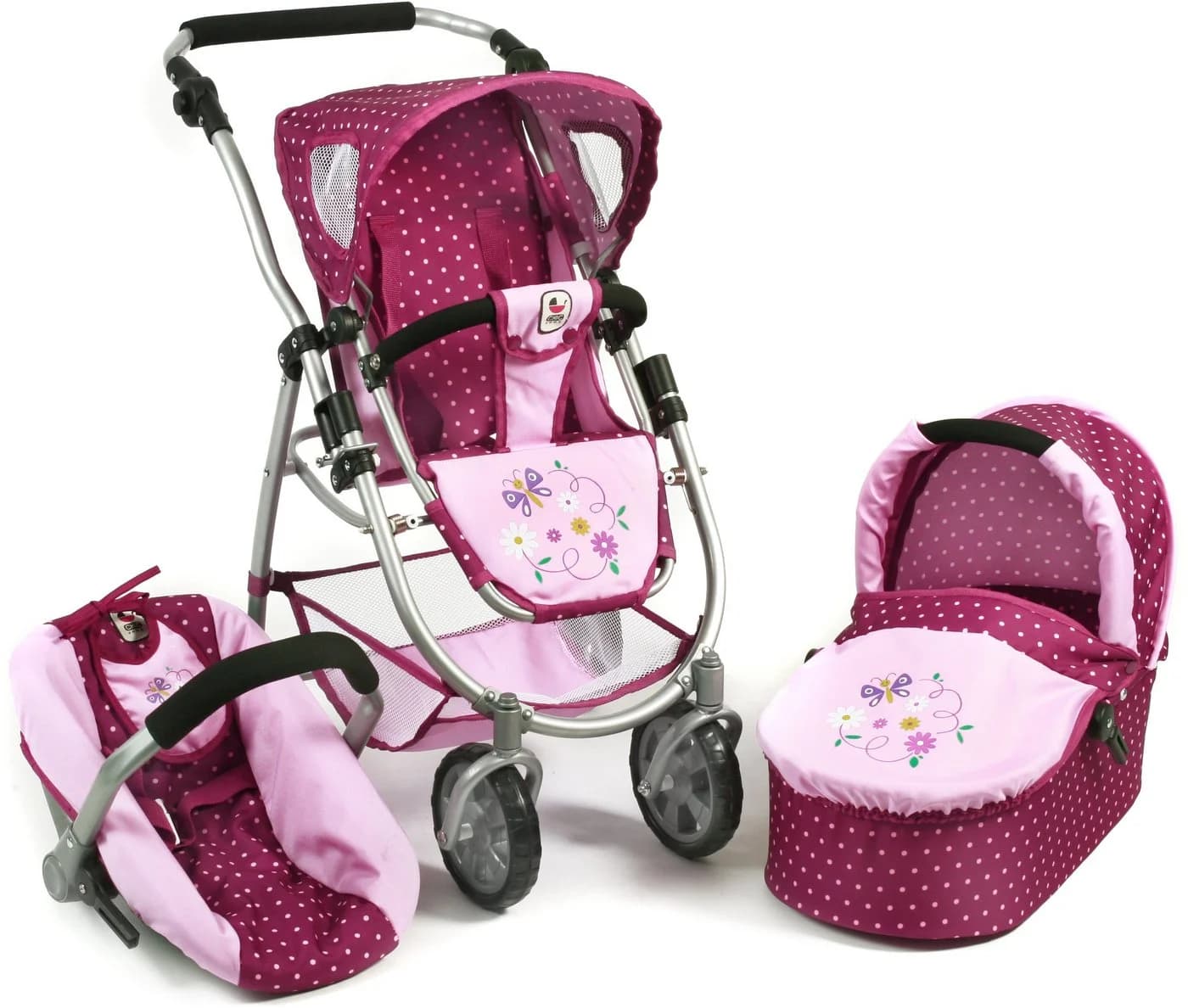 CHIC2000 Kombi-Puppenwagen Emotion All In 3in1 Schwarz - Bild 2
