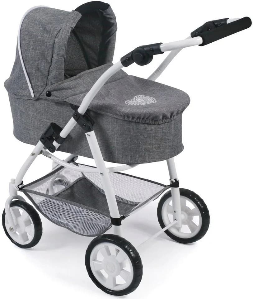 CHIC2000 Kombi-Puppenwagen Emotion All In 3in1 Jeans Grey