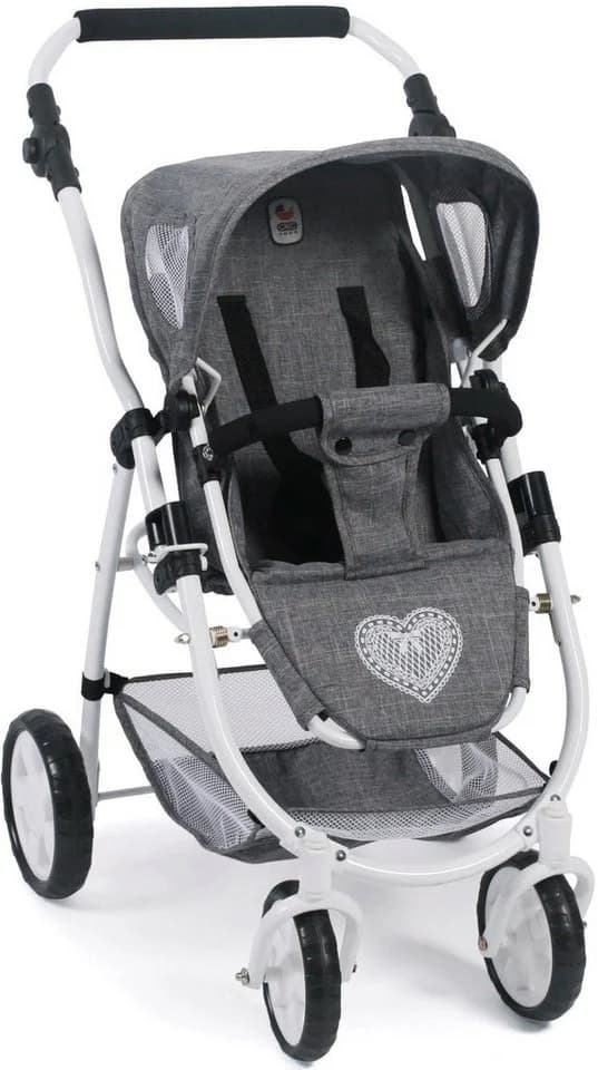 CHIC2000 Kombi-Puppenwagen Emotion All In 3in1 Jeans Grey - Bild 4