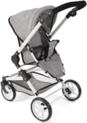 CHIC2000 Kombi-Puppenwagen Fides 3in1 Melange Grau Bild 4