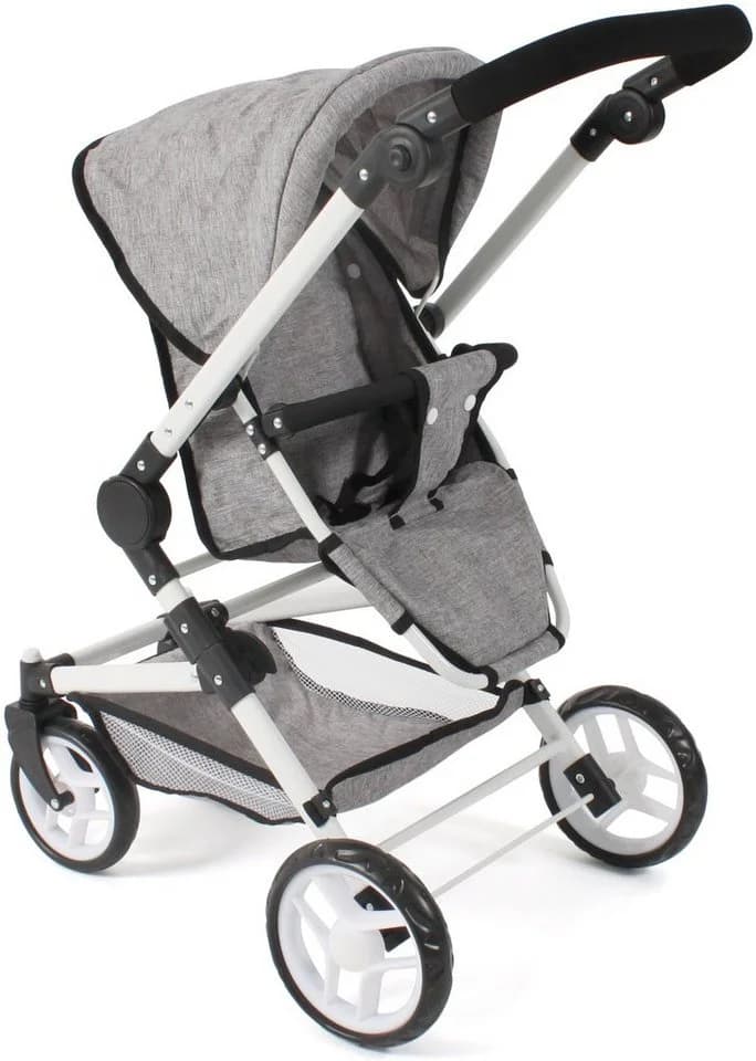 CHIC2000 Kombi-Puppenwagen Fides 3in1 Melange Grau - Bild 4