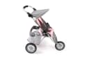 CHIC2000 Puppenwagen 697 15 Zwillings-Jogger Melange grau-rosa Bild 1