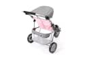 CHIC2000 Puppenwagen 697 15 Zwillings-Jogger Melange grau-rosa Bild 3