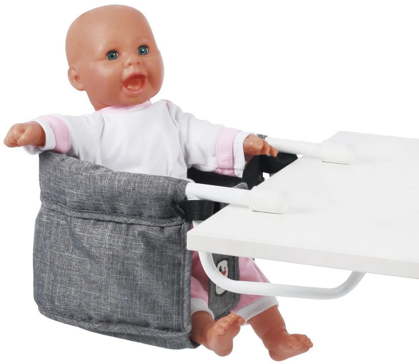 CHIC2000 Puppen-Tischsitz Grau