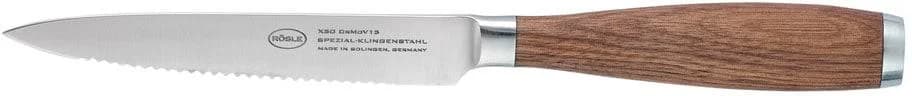 RÖSLE Universalmesser Masterclass Silber/Braun 12 cm X50CrMOV15