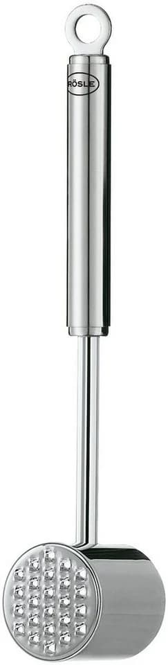 RÖSLE Fleischhammer Edelstahl 18/0 Silber Doppelseitig - Bild 2