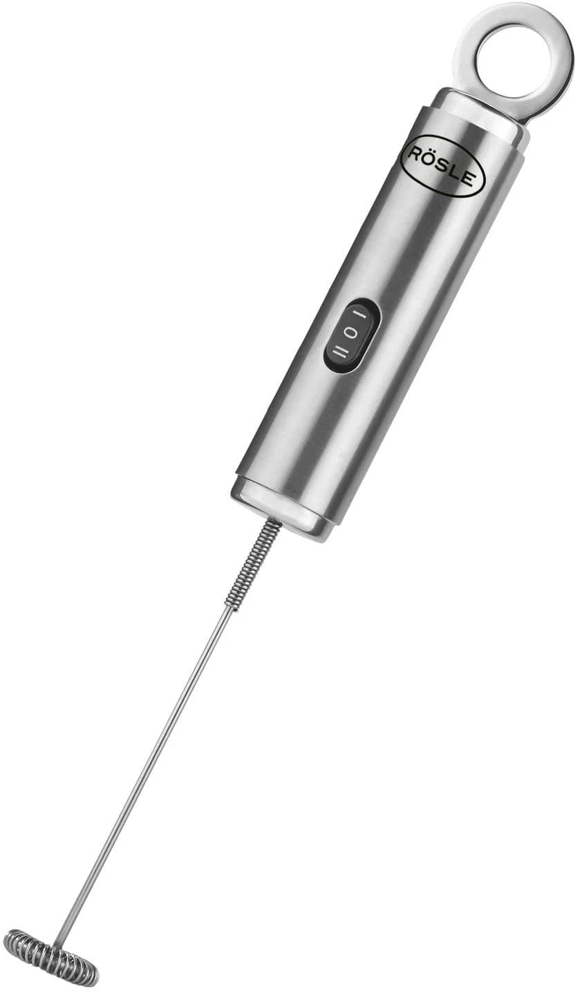 RÖSLE Multischäumer Silber Edelstahl Milchaufschäumer