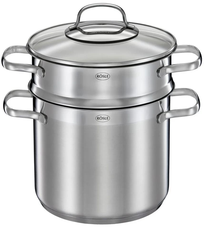 RÖSLE ELEGANCE Pastatopf Silber Edelstahl 5 Liter Induktion - Bild 2