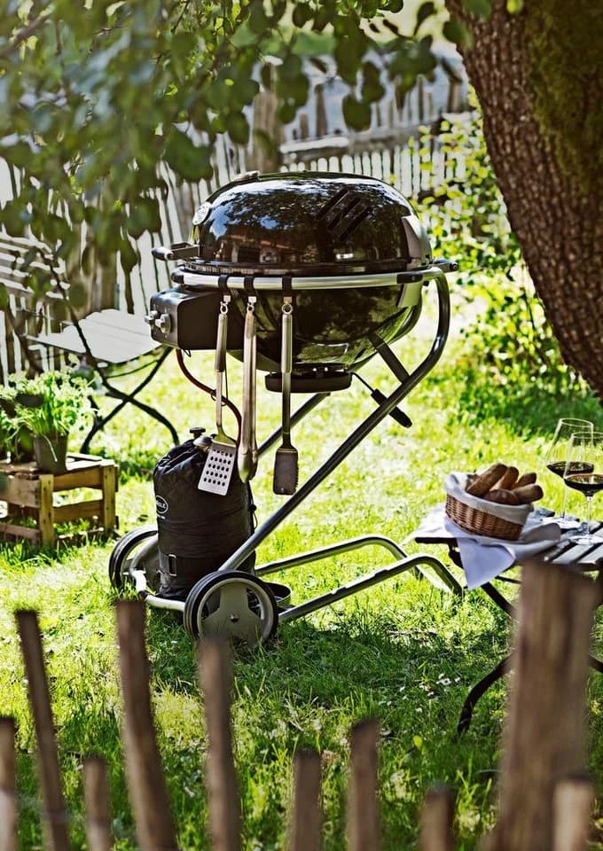RÖSLE Grillbesteckhaken No.1 5-tlg. Edelstahl 18/10 & Silikon für Kugelgrill - Bild 5