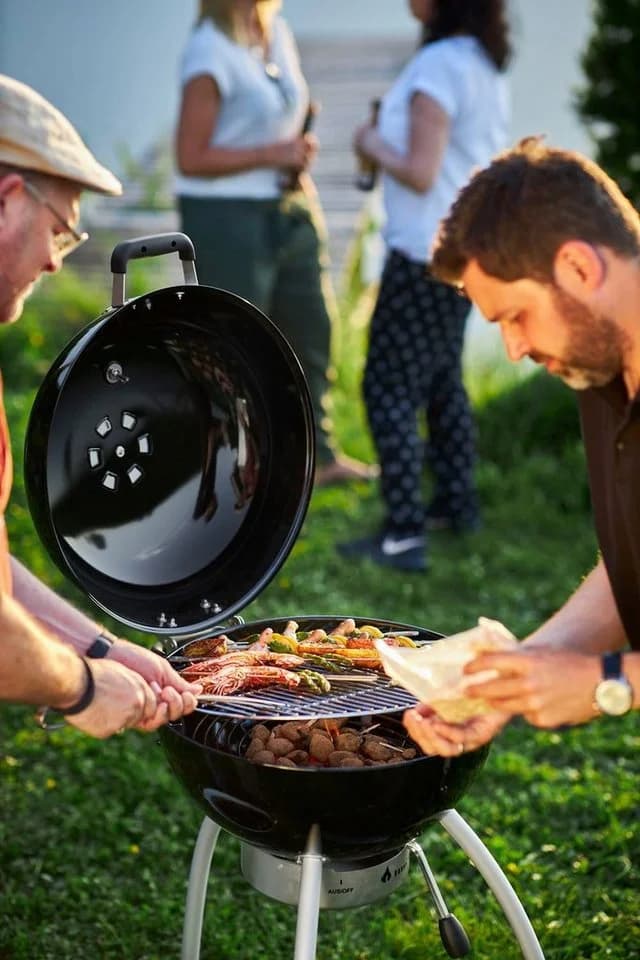 RÖSLE Kohlezange 25036 Edelstahl 50cm Grillzange - Bild 4
