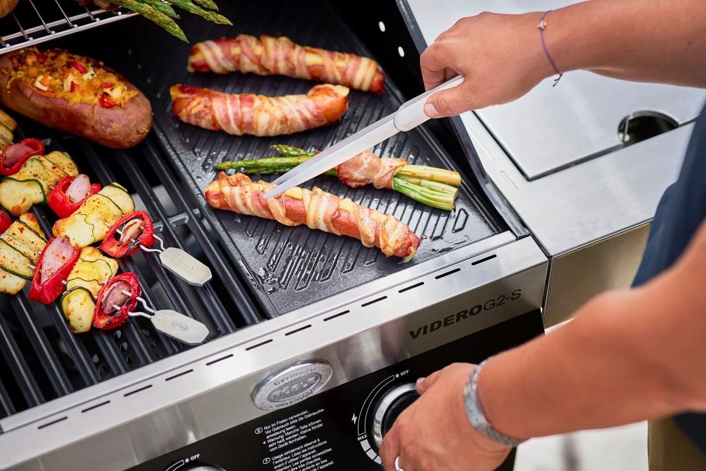 RÖSLE Grillzange SlideX Edelstahl Silber - Bild 3