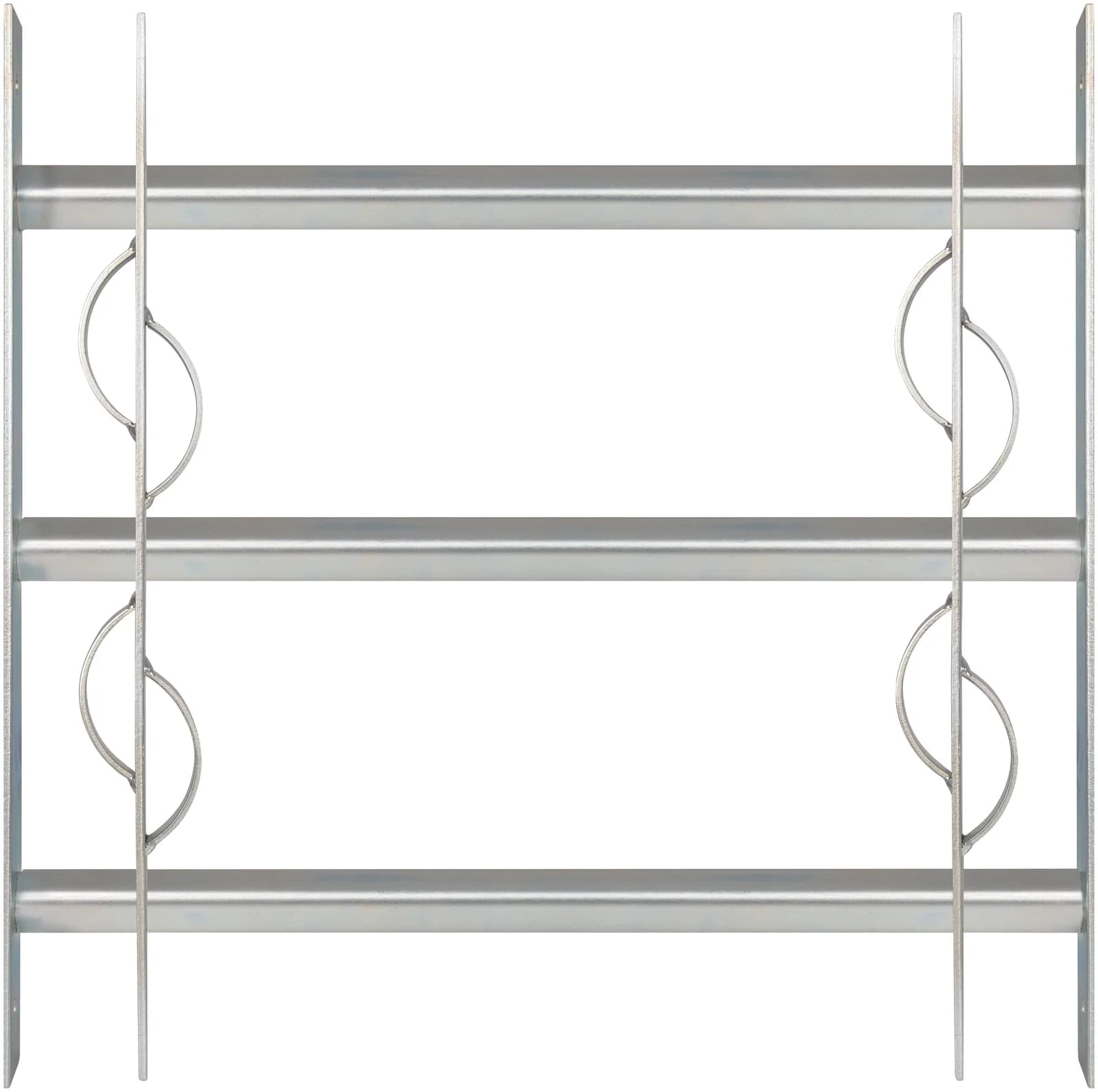 Fensterschutzgitter ALBERTS Secorino Style Silber Stahl Schutzgitter