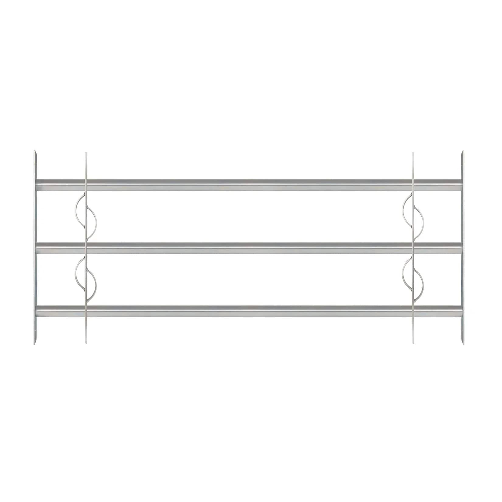 Fensterschutzgitter ALBERTS Secorino Style Silber Stahl Schutzgitter