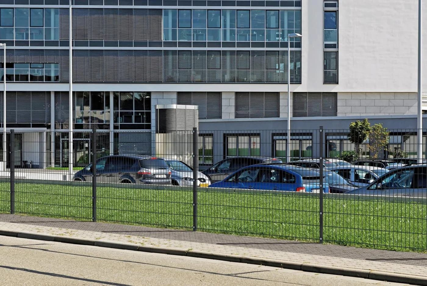 Alberts Doppelstabmattenzaun Grundset Anthrazit - Bild 3