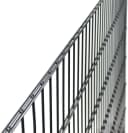 ALBERTS Doppelstabmattenzaun Grundset Anthrazit 120 cm Stahl Bild 4