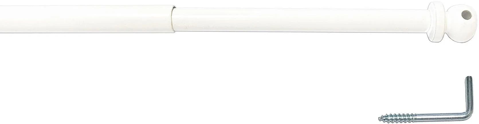 Scheibenstange INDEKO Gr. 3, weiß, 160 cm, Metall
