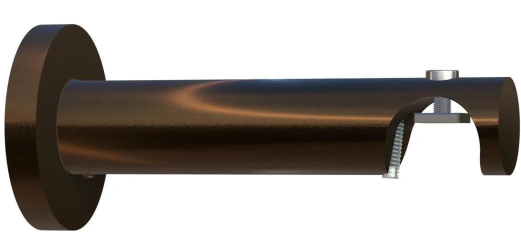 Kombiträger Indeko braun 20mm für Vorhangstangen