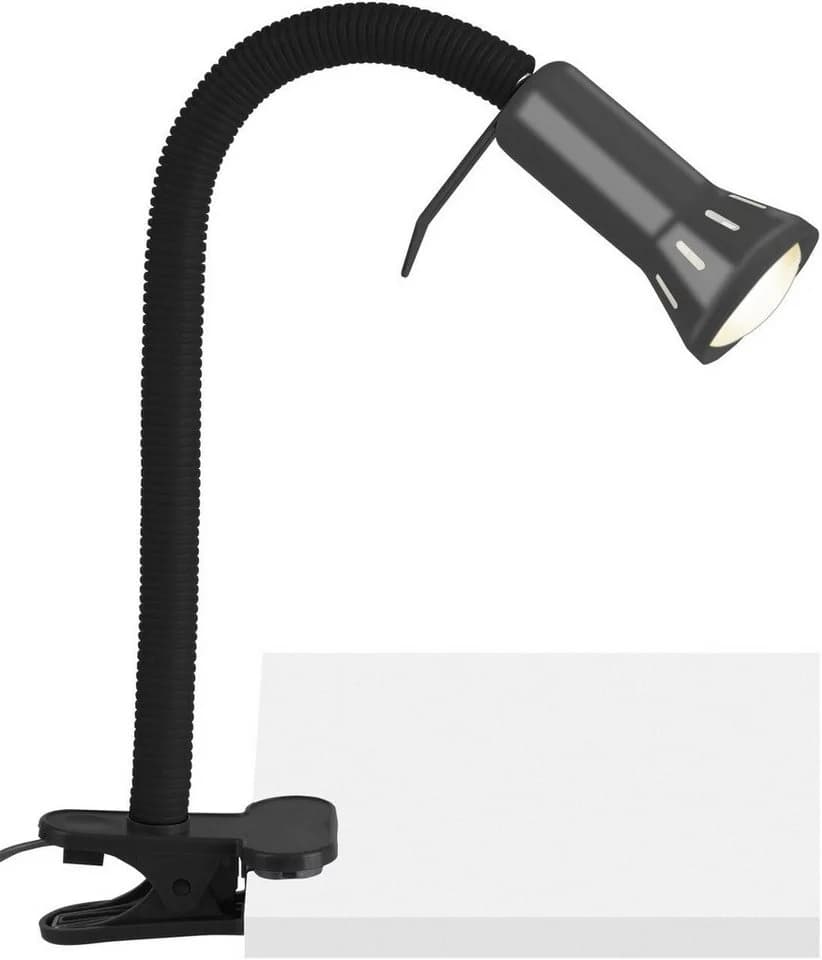 Brilliant Klemmleuchte Flex Schwarz E14 mit Flexarm - Bild 3