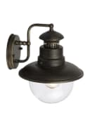 Brilliant Außen-Wandleuchte ARTU Schwarz Gold E27 LED Bild 2