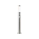BRILLIANT Außen-Stehlampe Bole Edelstahl Silber mit Bewegungsmelder Bild 1