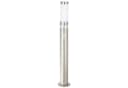 BRILLIANT Außen-Stehlampe Bole Edelstahl Silber mit Bewegungsmelder Bild 3