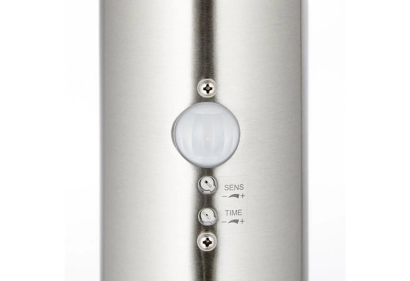 BRILLIANT Außen-Stehlampe Bole Edelstahl Silber mit Bewegungsmelder - Bild 5