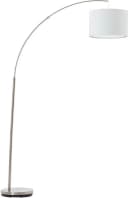 BRILLIANT Bogenlampe Clarie Silber Weiß E27 Bild 2