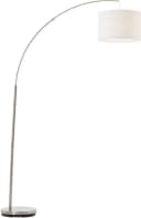 BRILLIANT Bogenlampe Clarie Silber Weiß E27 Bild 3