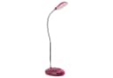 Brilliant LED Schreibtischlampe Timmi Flexibel Transparent/Rosa Bild 4