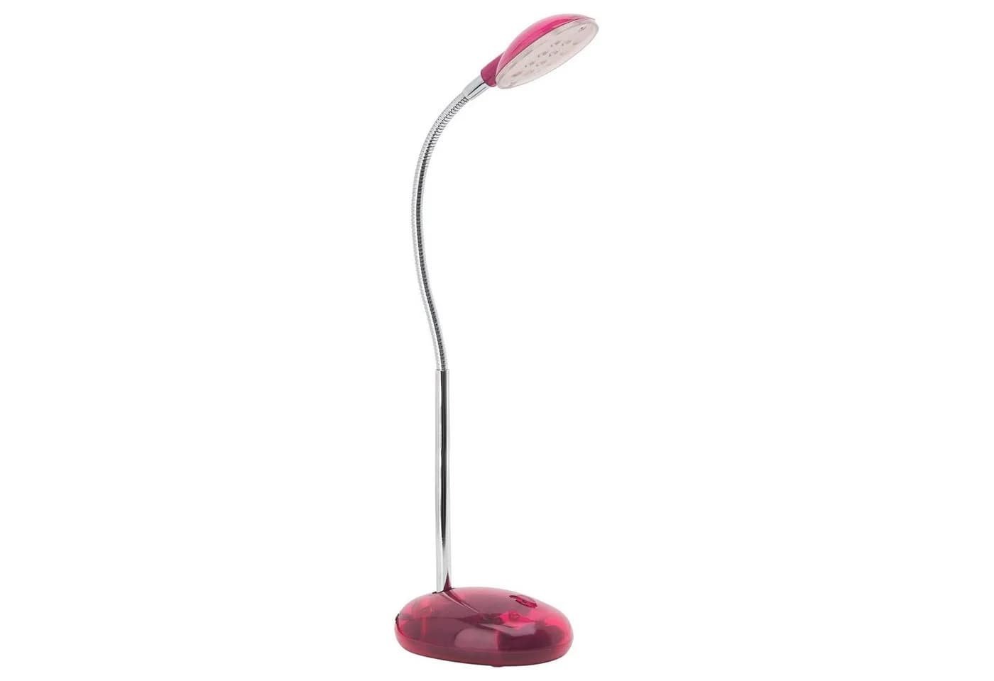 Brilliant LED Schreibtischlampe Timmi Flexibel Transparent/Rosa - Bild 4