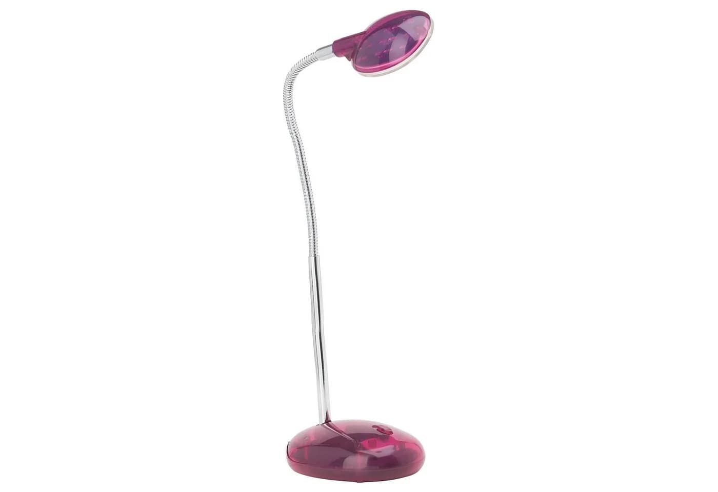 Brilliant LED Schreibtischlampe Timmi Flexibel Transparent/Rosa - Bild 5