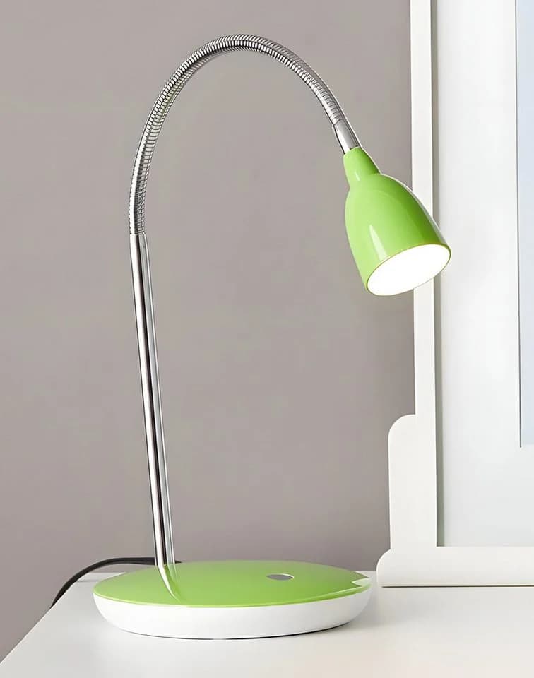 Brilliant LED Schreibtischlampe "Anthony" Grün Flexgelenk - Bild 3