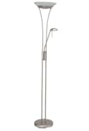 Brilliant Finn LED Deckenfluter Weiß Dimmbar Lesearm Bild 1