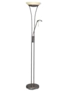Brilliant Finn LED Deckenfluter Weiß Dimmbar Lesearm Bild 2