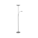 BRILLIANT Deckenfluter Rosanna LED mit Lesearm Grau Eisen Bild 1