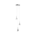 BRILLIANT Pendelleuchte Frizzante LED 3-flg chrom easyDim Bild 1