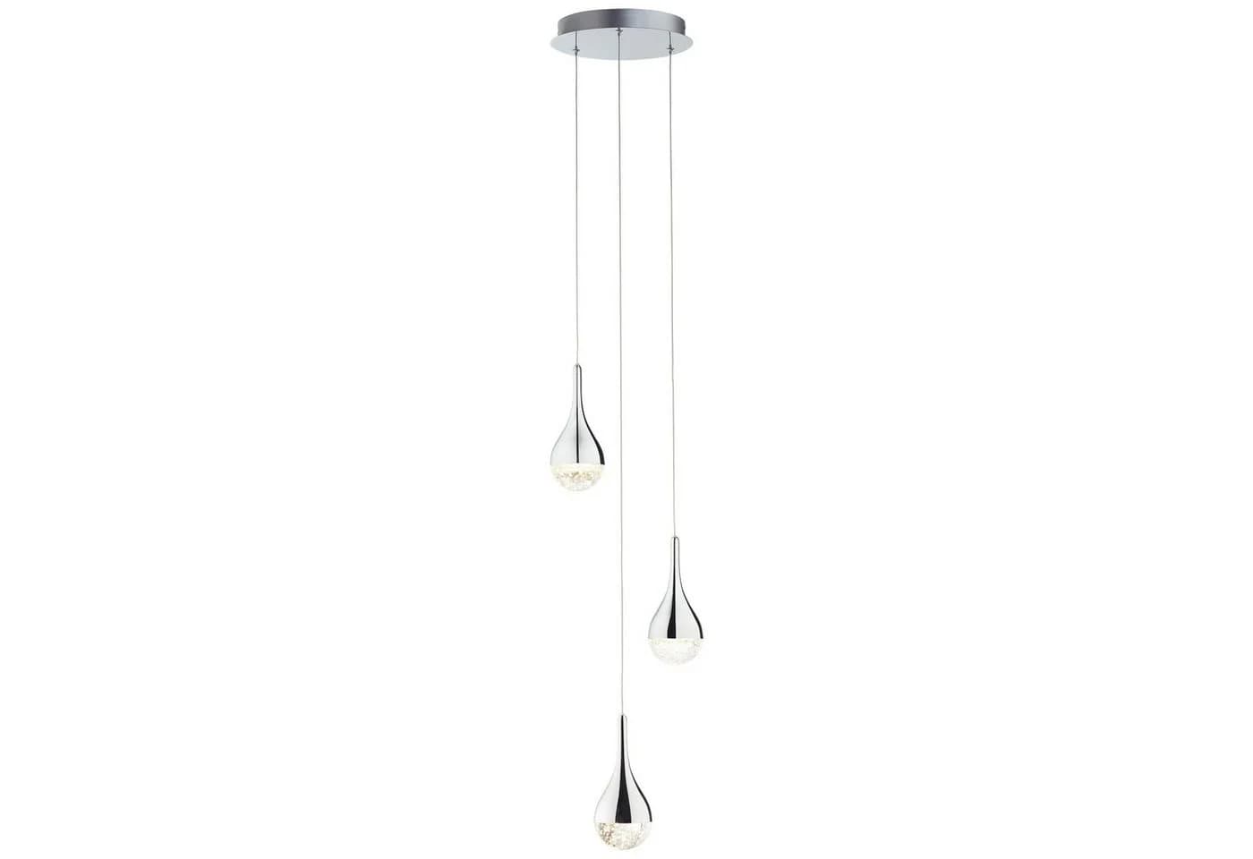 BRILLIANT Pendelleuchte Frizzante LED 3-flg chrom easyDim - Bild 3