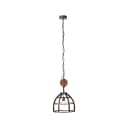 BRILLIANT Pendelleuchte Matrix Schwarz Antik E27 Dimmbar Bild 1