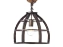 BRILLIANT Pendelleuchte Matrix Schwarz Antik E27 Dimmbar Bild 4